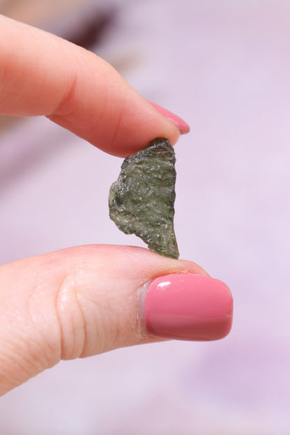 Moldavite Tektite 1.38gr Tektites Tali & Loz Crystals