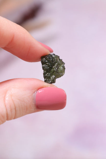 Moldavite Tektite 1.40gr Tektites Tali & Loz Crystals