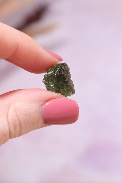 Moldavite Tektite 1.40gr Tektites Tali & Loz Crystals