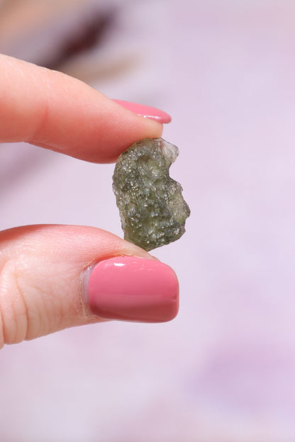 Moldavite Tektite 1.43gr Tektites Tali & Loz Crystals