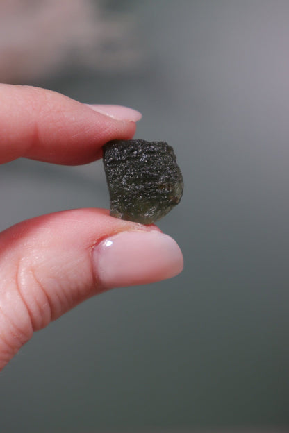 Moldavite Tektite 1.63gr Tektites Tali & Loz Crystals