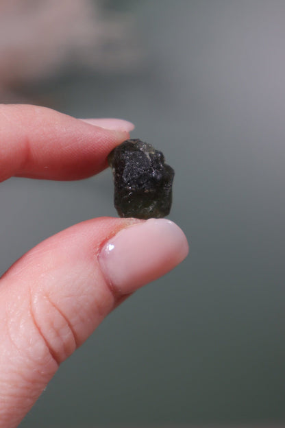 Moldavite Tektite 1.86gr Tektites Tali & Loz Crystals