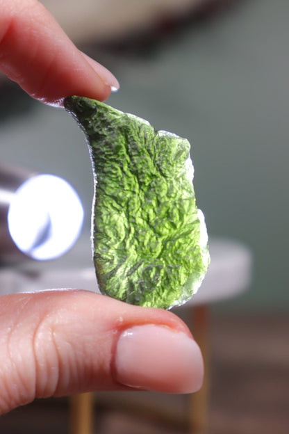 Moldavite Tektite 11.06gr Tektites Tali & Loz Crystals