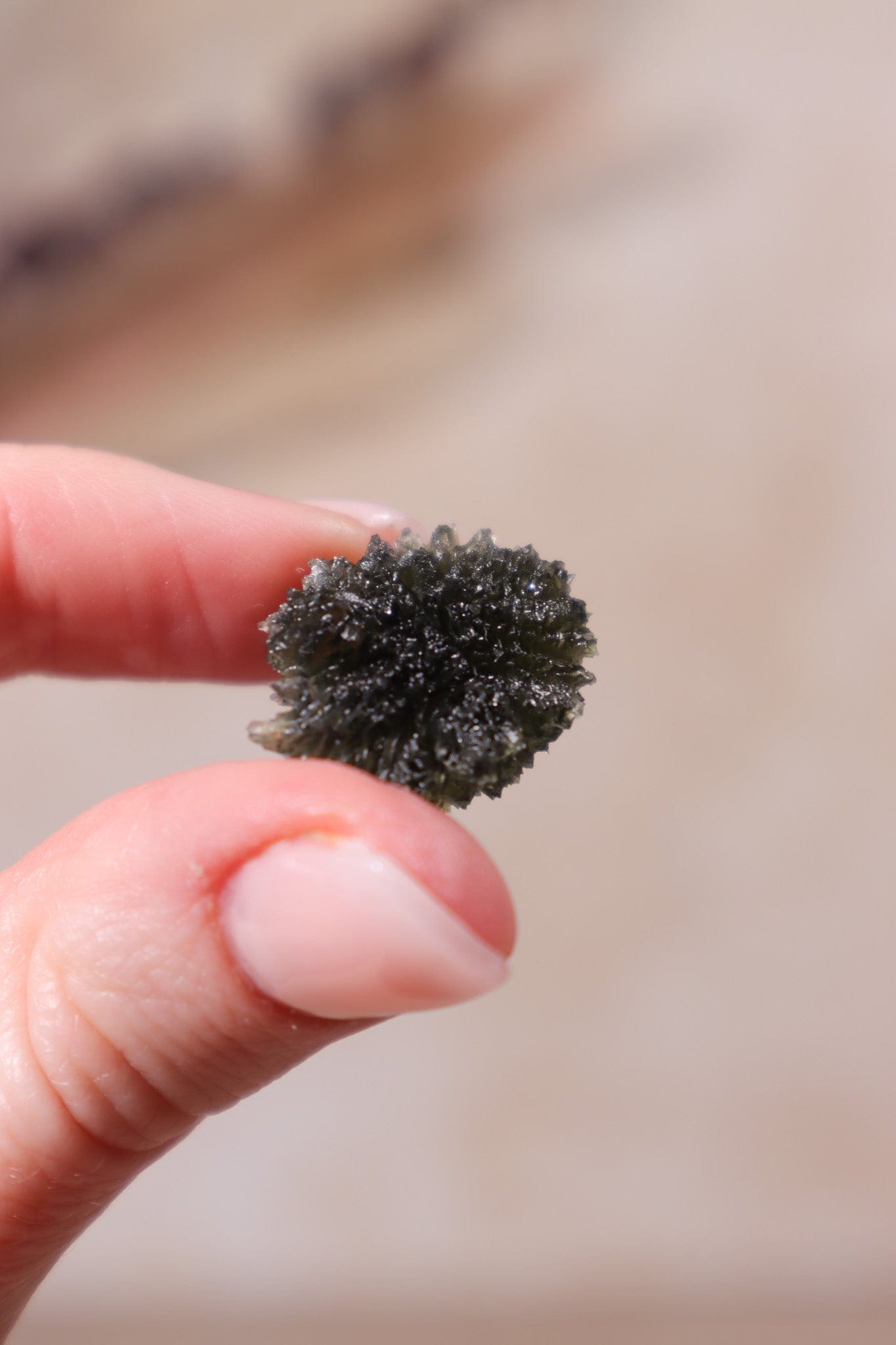 Moldavite Tektite 4.73gr Museum Grade Tektites Tali & Loz Crystals