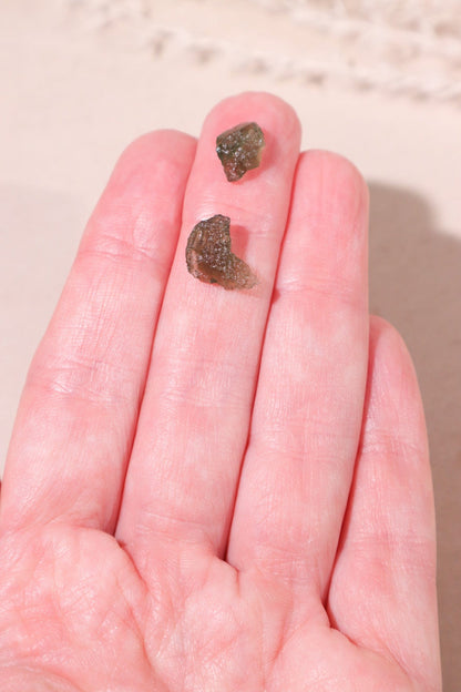 Moldavite Tektite - Intuitively Chosen - Tali & Loz Crystals