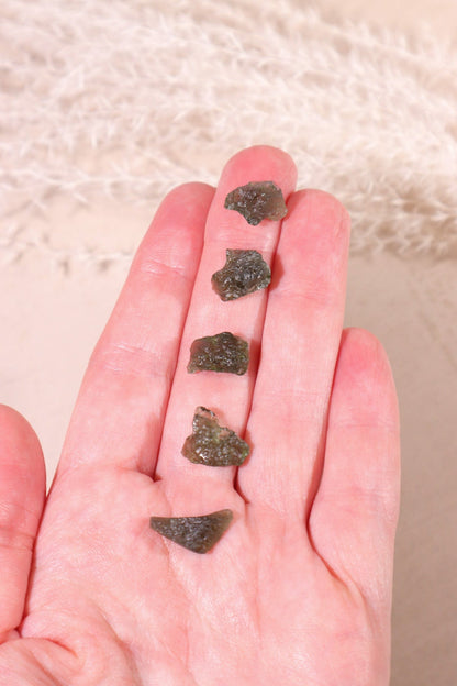 Moldavite Tektite - Intuitively Chosen - Tali & Loz Crystals