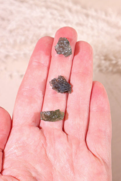 Moldavite Tektite - Intuitively Chosen - Tali & Loz Crystals