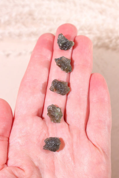 Moldavite Tektite - Intuitively Chosen - Tali & Loz Crystals