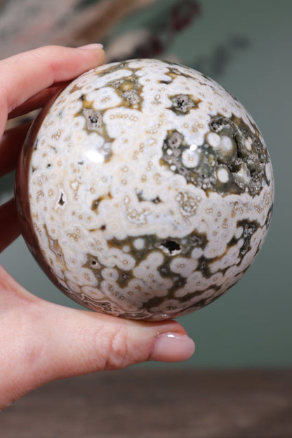 Ocean Jasper Sphere 8cm Spheres Tali & Loz