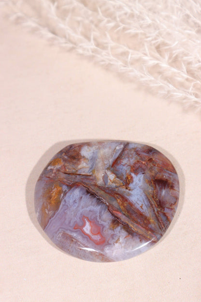 Pietersite in Agate Palmstone 5cm Palmstones Tali & Loz Crystals