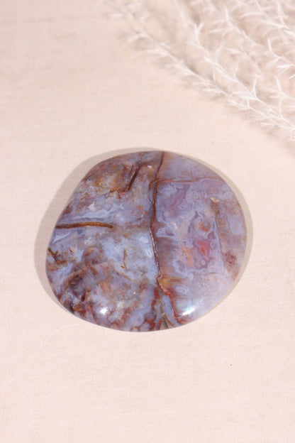 Pietersite in Agate Palmstone 5cm Palmstones Tali & Loz Crystals