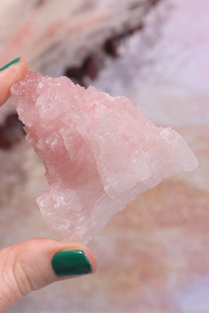 Pink Halite Medium 35-60gr Rough Crystals Tali & Loz Crystals