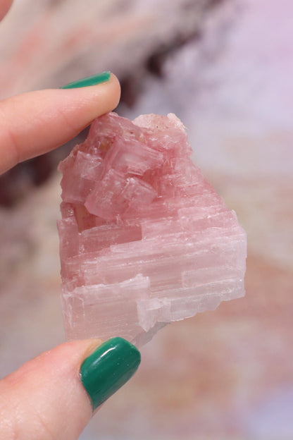 Pink Halite Small 20-30gr Rough Crystals Tali & Loz Crystals