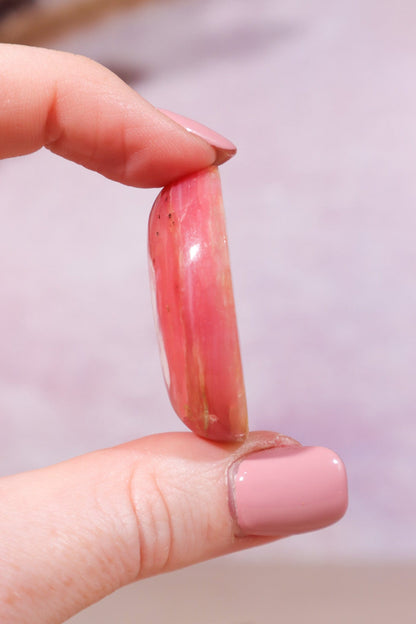 Pink Opal Cabochon 37mm Cabochons Tali & Loz Crystals