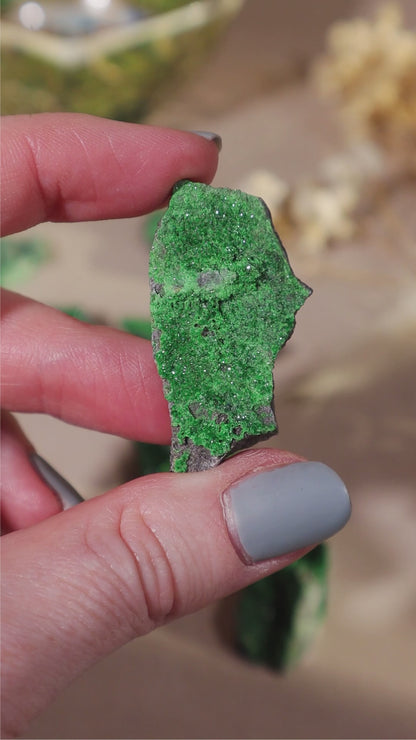 Uvarovite Garnet Specimen 9.9g