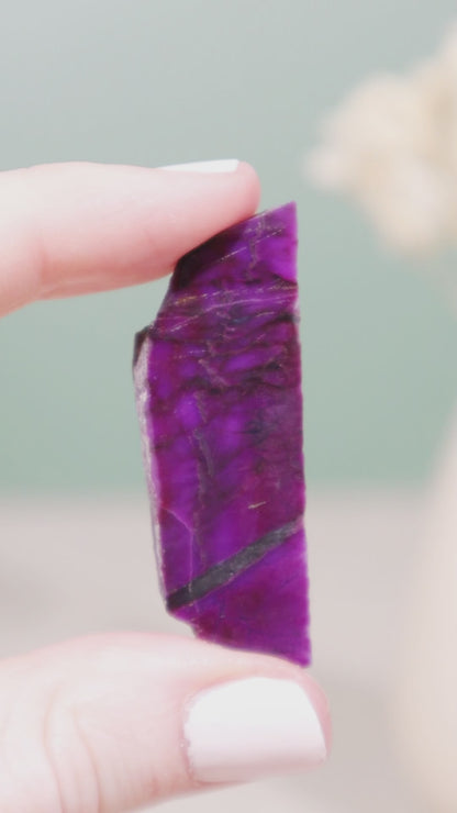 Sugilite Rough Crystal 6.59g