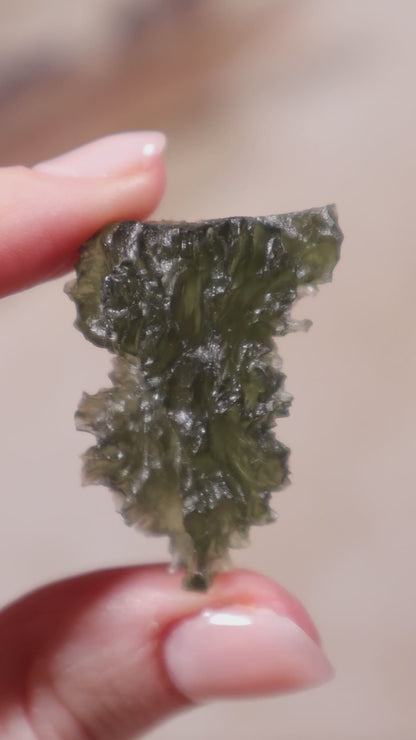 Moldavite Tektite 7.51gr Museum Grade