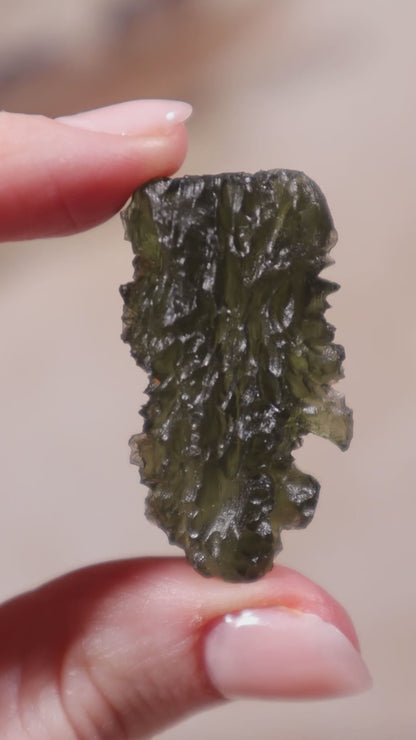 Moldavite Tektite 8.29gr Museum Grade