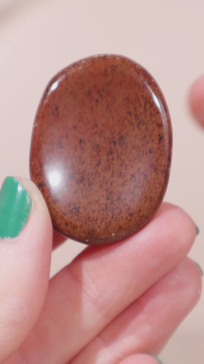 Mahogany Obsidian Worry Stones 4cm