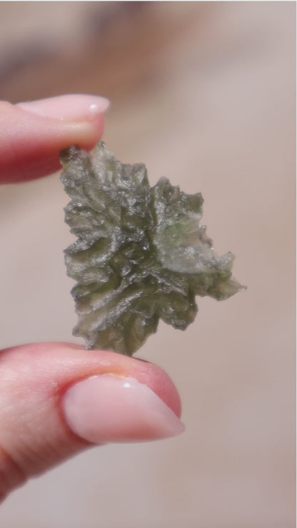 Moldavite Tektite 3.11gr Museum Grade