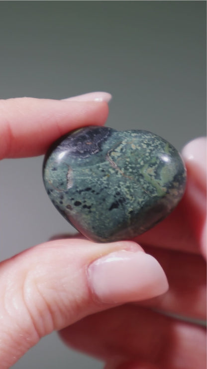 Kambaba Jasper Hearts