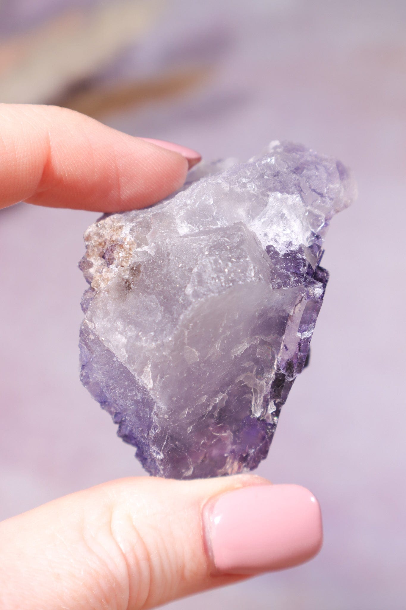 Purple Fluorite Rough 40-60mm Rough Crystals Tali & Loz Crystals