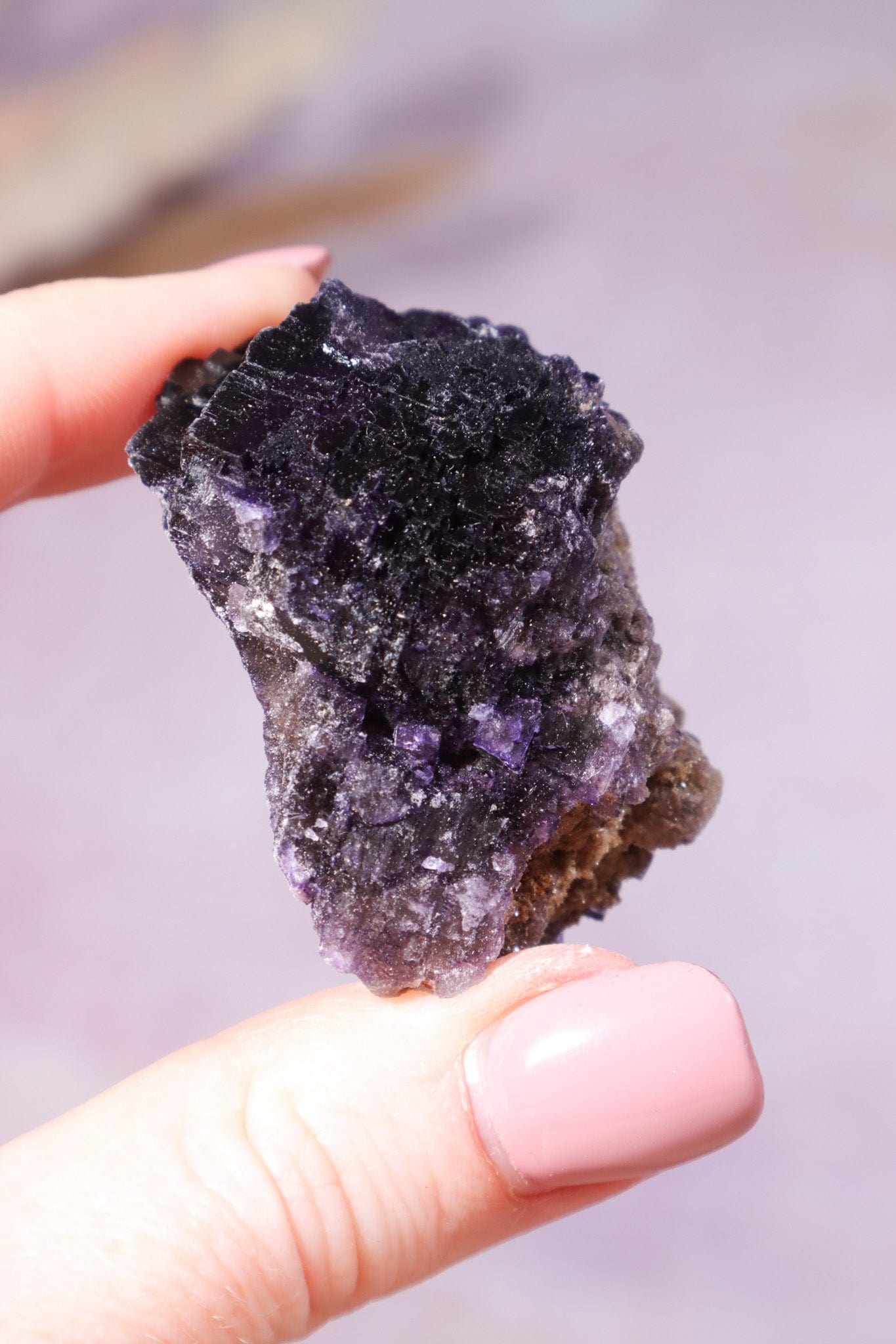 Purple Fluorite Rough 40-60mm Rough Crystals Tali & Loz Crystals