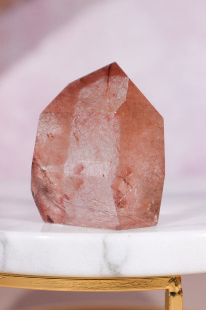 Red Rutilated Quartz Tower 4.5cm Towers Tali & Loz Crystals