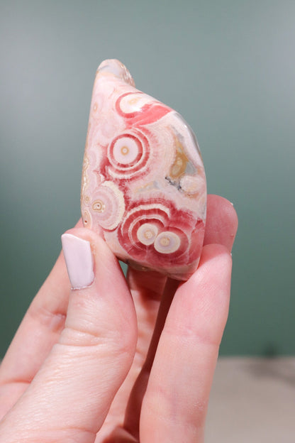 Rhodochrosite Freeform 109gr Tumblestones Tali & Loz Crystals