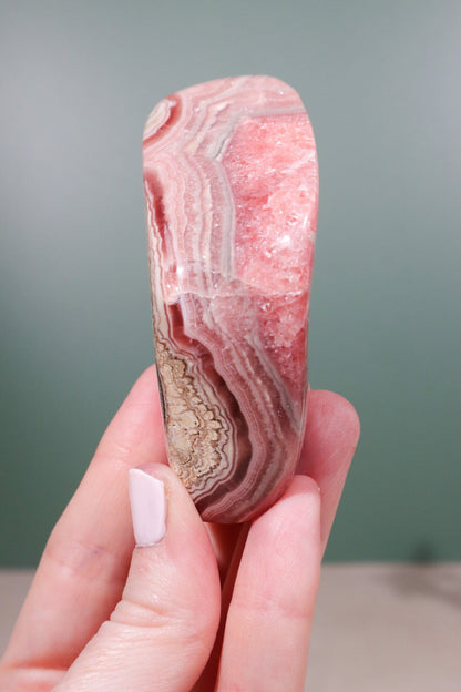 Rhodochrosite Freeform 212gr Freeform Tali & Loz Crystals