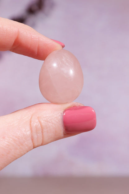 Rose Quartz Eggs 25mm - Tali & Loz Crystals