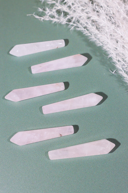 Rose Quartz Points 50-55mm Hearts Tali & Loz