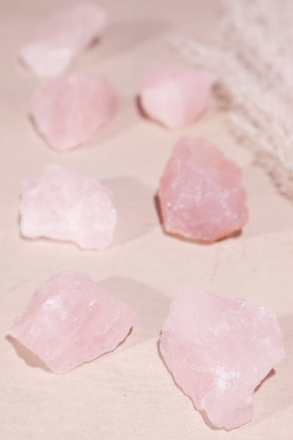 Rose Quartz Rough 25-40mm Rough Tali & Loz Crystals