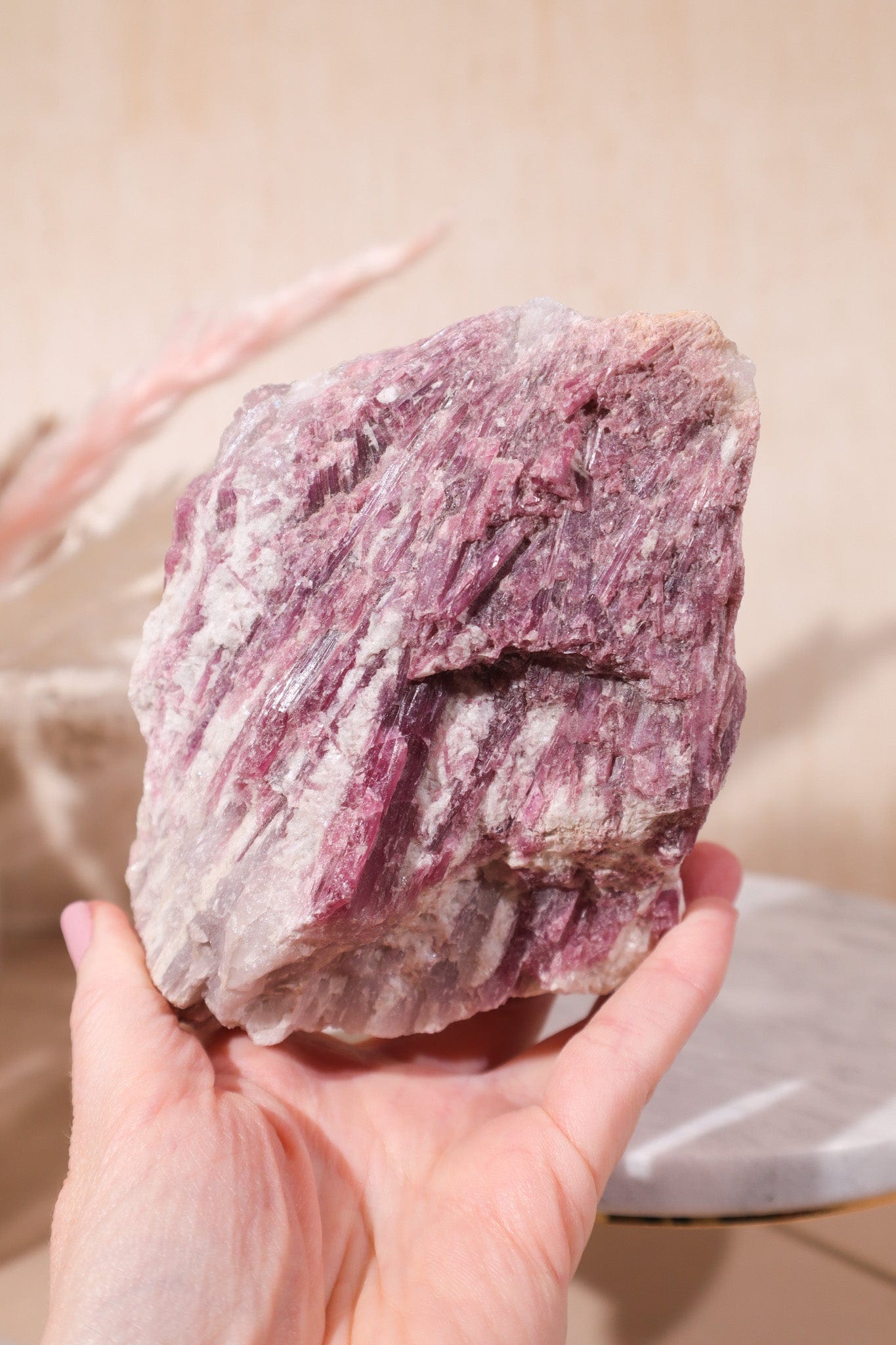 Rubellite Tourmaline Rough 1.3kg Rough Crystals Tali & Loz Crystals