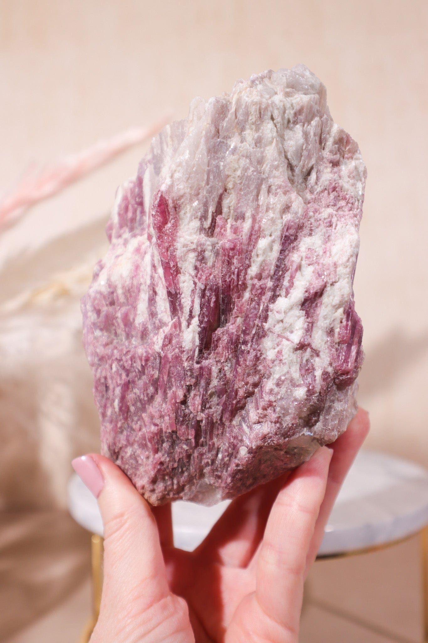 Rubellite Tourmaline Rough 1.3kg Rough Crystals Tali & Loz Crystals