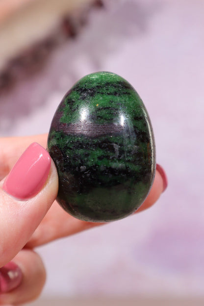 Ruby in Zoisite Egg 4cm Eggs Tali & Loz Crystals