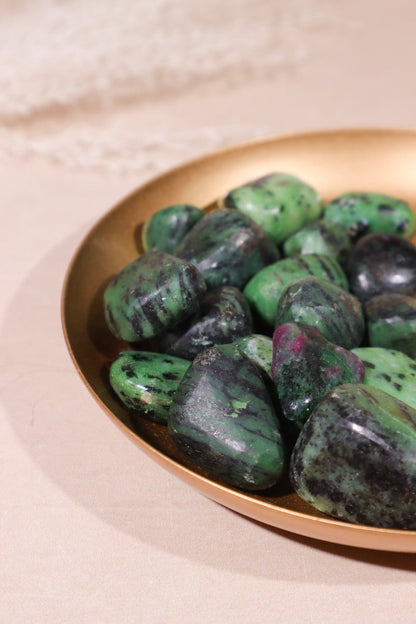 Ruby in Zoisite Tumblestones 20-30mm Tumblestones Tali & Loz Crystals