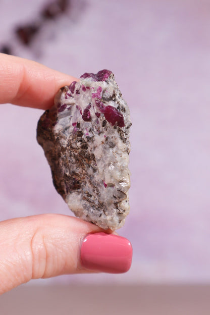 Ruby with Mica Specimen 24.5gr Specimens Tali & Loz Crystals