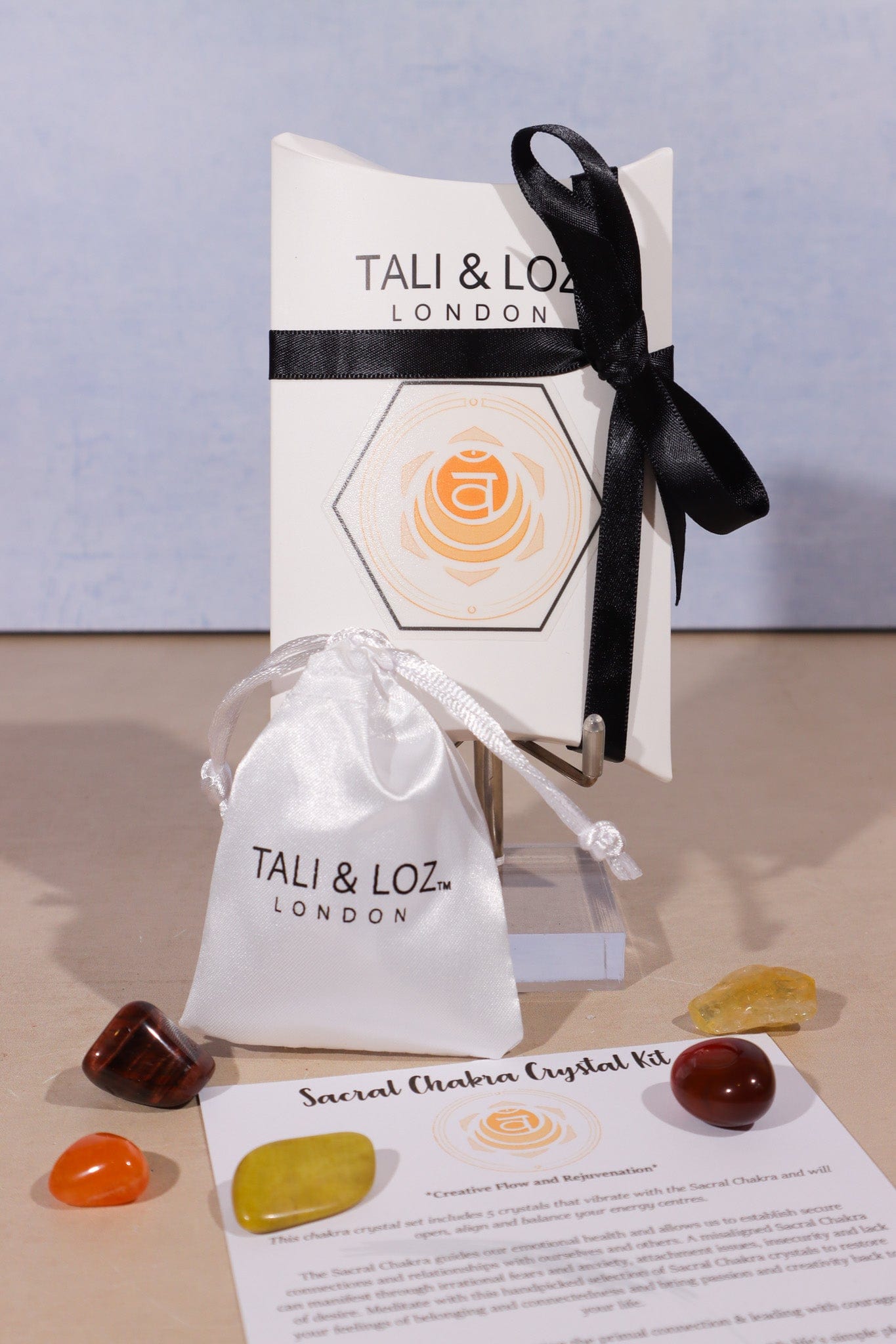 Sacral Chakra Crystal Kit Crystal Sets Tali & Loz Crystals