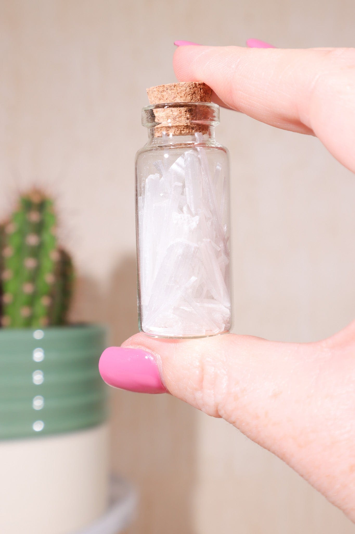 Selenite Chip Bottles 10ml Crystal Chips Tali & Loz Crystals