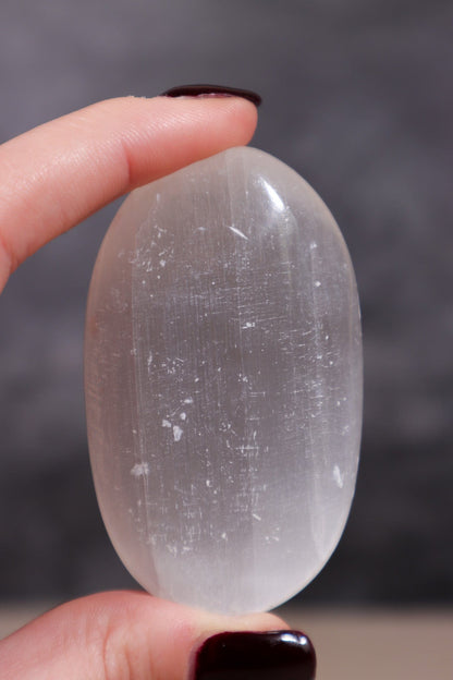 Selenite Palmstones Palmstone Tali & Loz