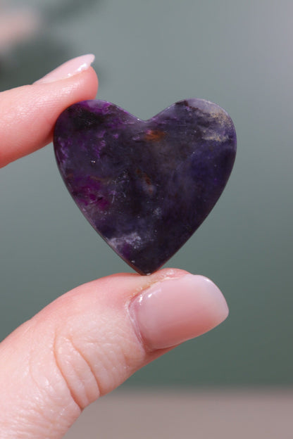 Sugilite Heart 10.90gr Hearts Tali & Loz Crystals