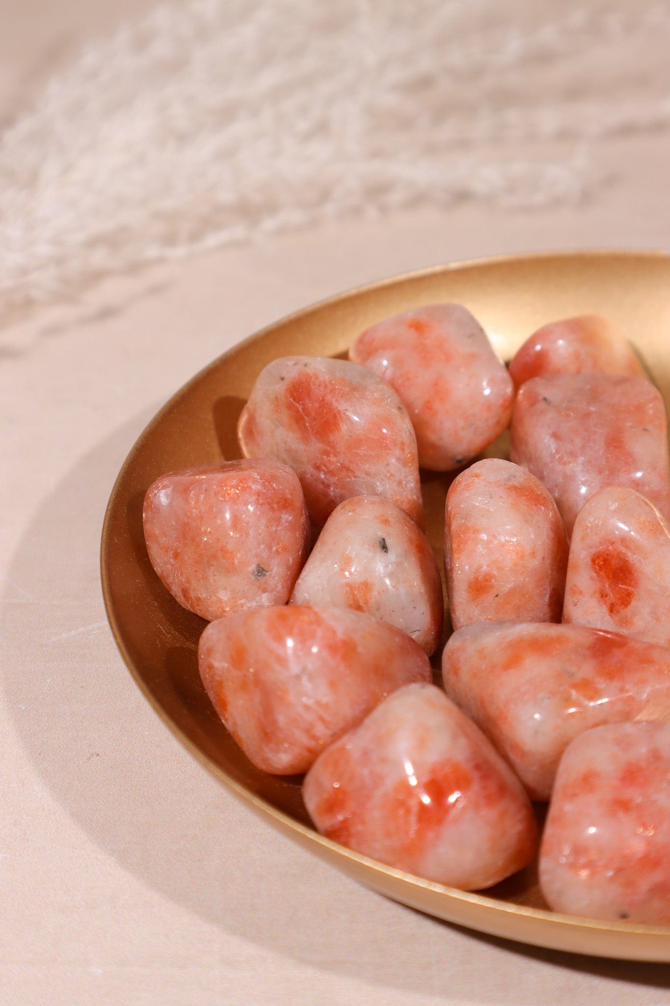 Sunstone Tumblestones 20-30mm - Tali & Loz Crystals