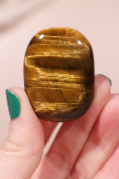 Tigers Eye Palm/Soap Stones Palm Stones Tali & Loz