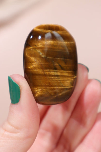 Tigers Eye Palm/Soap Stones Palm Stones Tali & Loz