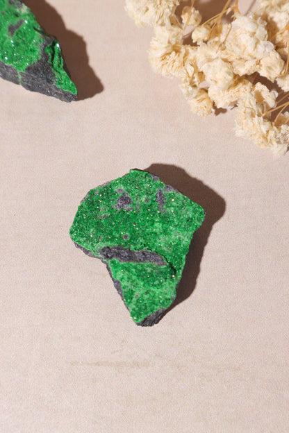 Uvarovite Garnet Specimen 13g Specimens Tali & Loz Crystals