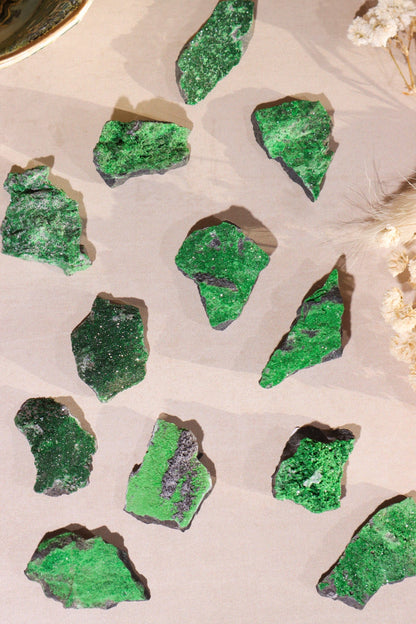 Uvarovite Garnet Specimen 13g Specimens Tali & Loz Crystals