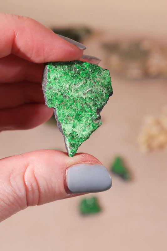 Uvarovite Garnet Specimen 7.8g Specimens Tali & Loz Crystals