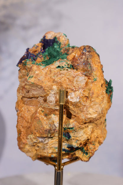 Velvet Malachite with Azurite Specimen 405gr Specimens Tali & Loz Crystals