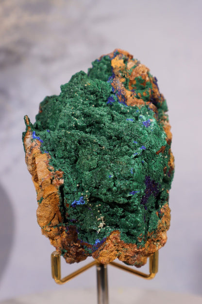 Velvet Malachite with Azurite Specimen 405gr Specimens Tali & Loz Crystals